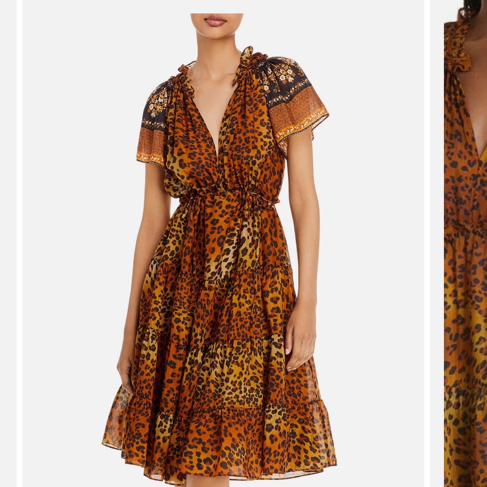 Kobi Harperlin tiger leopard dress size XL